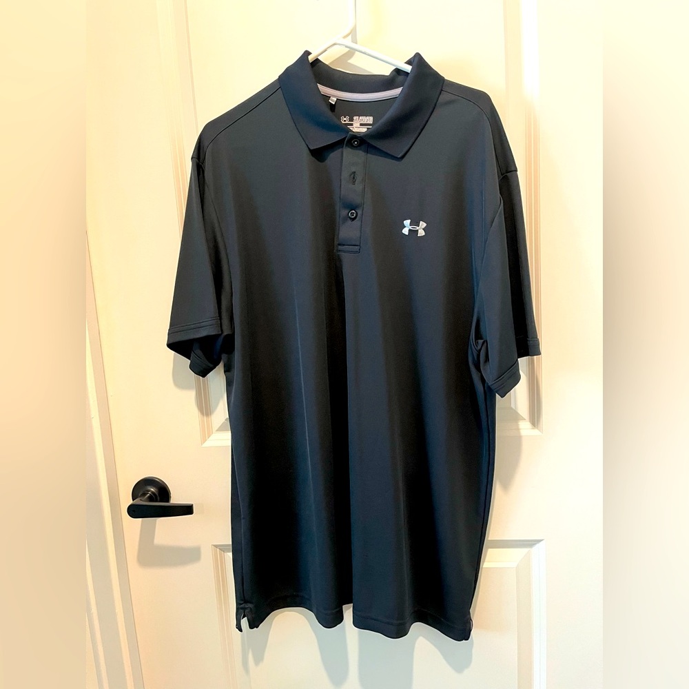 Under Armour Black Athletic Polo Shirt
